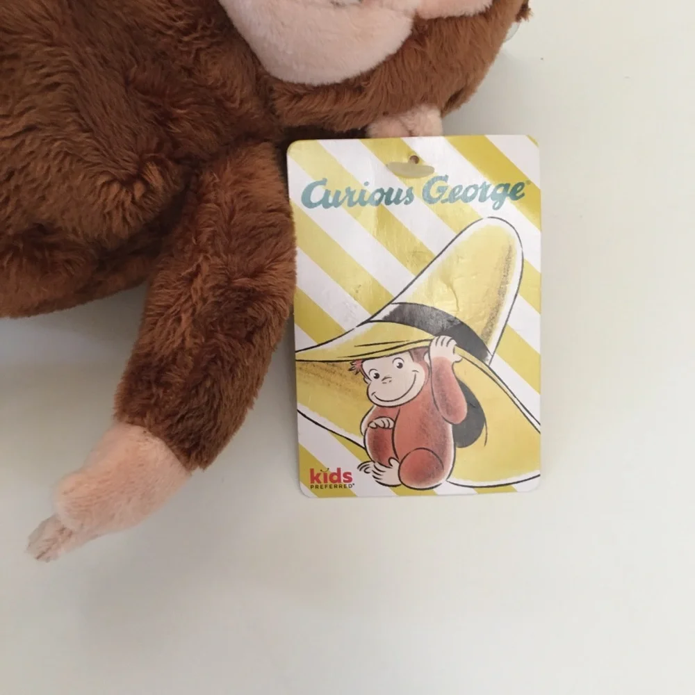 NEW Curious George Plush Stuffed Animal